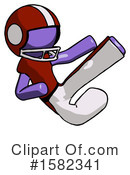 Purple Design Mascot Clipart #1582341 by Leo Blanchette