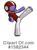 Purple Design Mascot Clipart #1582344 by Leo Blanchette