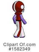 Purple Design Mascot Clipart #1582349 by Leo Blanchette