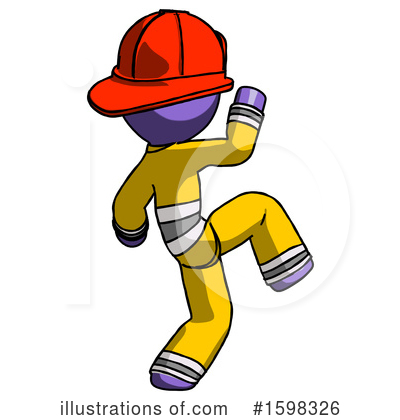 Royalty-Free (RF) Purple Design Mascot Clipart Illustration by Leo Blanchette - Stock Sample #1598326