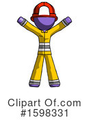 Purple Design Mascot Clipart #1598331 by Leo Blanchette