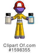 Purple Design Mascot Clipart #1598355 by Leo Blanchette