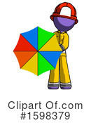 Purple Design Mascot Clipart #1598379 by Leo Blanchette