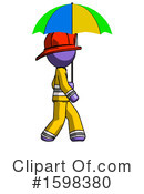 Purple Design Mascot Clipart #1598380 by Leo Blanchette