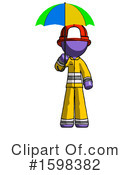 Purple Design Mascot Clipart #1598382 by Leo Blanchette