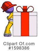 Purple Design Mascot Clipart #1598386 by Leo Blanchette