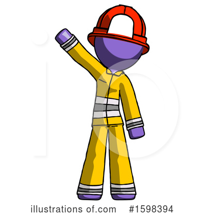 Royalty-Free (RF) Purple Design Mascot Clipart Illustration by Leo Blanchette - Stock Sample #1598394