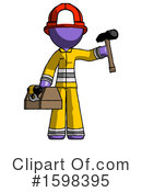Purple Design Mascot Clipart #1598395 by Leo Blanchette