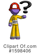 Purple Design Mascot Clipart #1598406 by Leo Blanchette