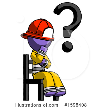 Royalty-Free (RF) Purple Design Mascot Clipart Illustration by Leo Blanchette - Stock Sample #1598408