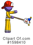 Purple Design Mascot Clipart #1598410 by Leo Blanchette