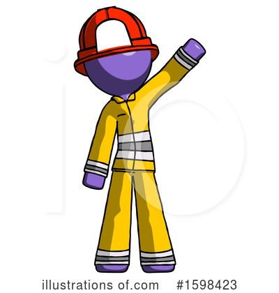 Royalty-Free (RF) Purple Design Mascot Clipart Illustration by Leo Blanchette - Stock Sample #1598423