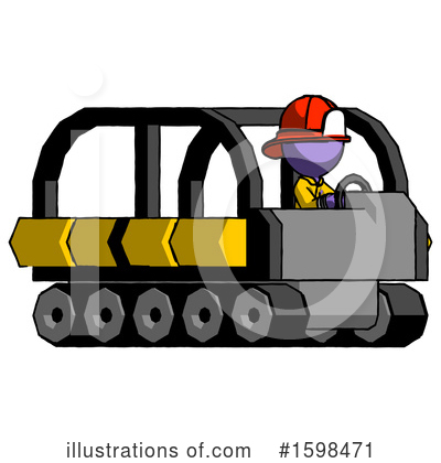 Royalty-Free (RF) Purple Design Mascot Clipart Illustration by Leo Blanchette - Stock Sample #1598471