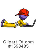 Purple Design Mascot Clipart #1598485 by Leo Blanchette