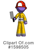 Purple Design Mascot Clipart #1598505 by Leo Blanchette
