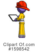 Purple Design Mascot Clipart #1598542 by Leo Blanchette