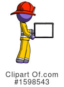 Purple Design Mascot Clipart #1598543 by Leo Blanchette