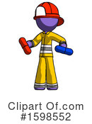 Purple Design Mascot Clipart #1598552 by Leo Blanchette