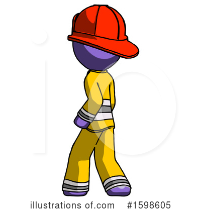 Royalty-Free (RF) Purple Design Mascot Clipart Illustration by Leo Blanchette - Stock Sample #1598605