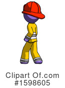 Purple Design Mascot Clipart #1598605 by Leo Blanchette