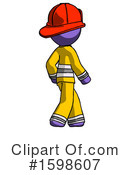 Purple Design Mascot Clipart #1598607 by Leo Blanchette
