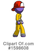 Purple Design Mascot Clipart #1598608 by Leo Blanchette