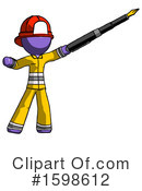 Purple Design Mascot Clipart #1598612 by Leo Blanchette