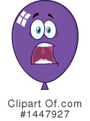 Purple Party Balloon Clipart #1447927 by Hit Toon