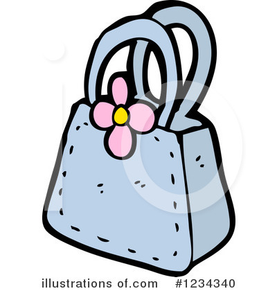 Royalty-Free (RF) Purse Clipart Illustration by lineartestpilot - Stock Sample #1234340