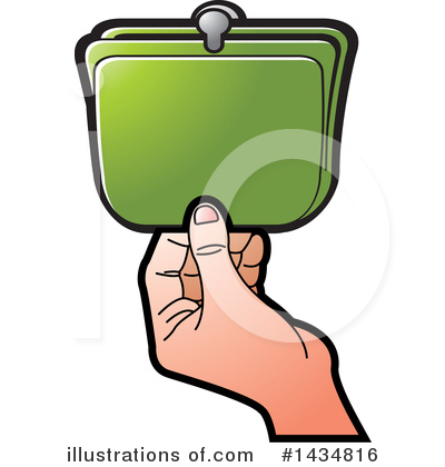 Coin Purse Clipart #1434816 by Lal Perera