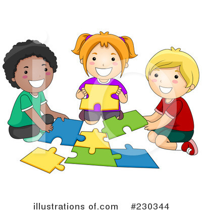 Royalty-Free (RF) Puzzle Clipart Illustration by BNP Design Studio - Stock Sample #230344