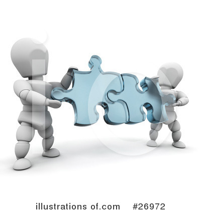 Royalty-Free (RF) Puzzle Clipart Illustration by KJ Pargeter - Stock Sample #26972