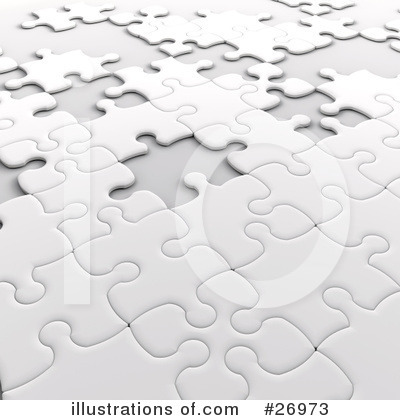 Royalty-Free (RF) Puzzle Clipart Illustration by KJ Pargeter - Stock Sample #26973