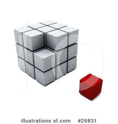 Cubes Clipart #26831 by KJ Pargeter