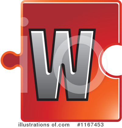 Letter W Clipart #1167453 by Lal Perera