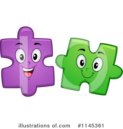 Royalty-Free (RF) Puzzle Piece Clipart Illustration by BNP Design Studio - Stock Sample #1145361
