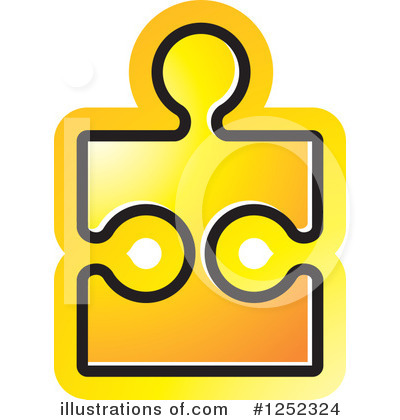 Royalty-Free (RF) Puzzle Piece Clipart Illustration by Lal Perera - Stock Sample #1252324