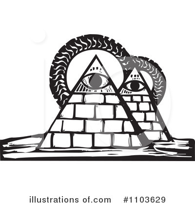 Pyramid Clipart #1103629 by xunantunich