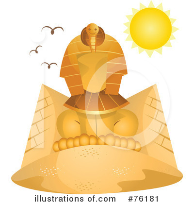 Royalty-Free (RF) Pyramids Clipart Illustration by BNP Design Studio - Stock Sample #76181