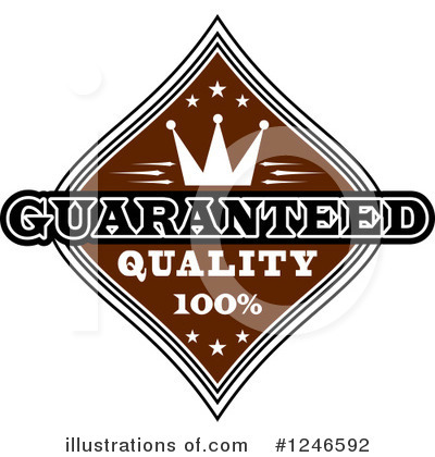 Guaranteed Clipart #1246592 by Vector Tradition SM
