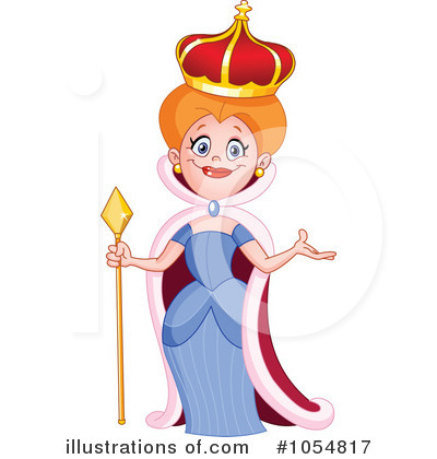 Royalty-Free (RF) Queen Clipart Illustration by yayayoyo - Stock Sample #1054817