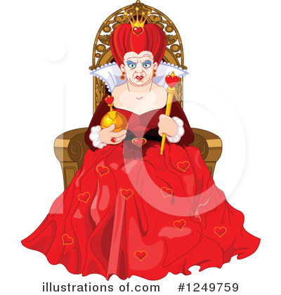 Queen Of Hearts Clipart #1249759 by Pushkin