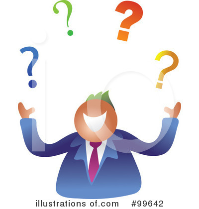 Royalty-Free (RF) Questions Clipart Illustration by Prawny - Stock Sample #99642