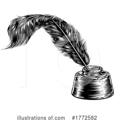 Royalty-Free (RF) Quill Clipart Illustration by AtStockIllustration - Stock Sample #1772582