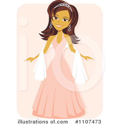 Royalty-Free (RF) Quinceanera Clipart Illustration by Amanda Kate - Stock Sample #1107473