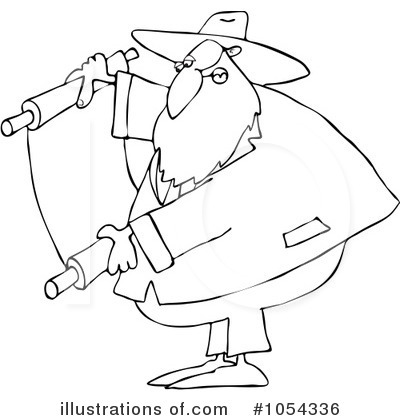 Royalty-Free (RF) Rabbi Clipart Illustration by djart - Stock Sample #1054336