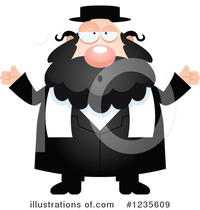 Royalty-Free (RF) Rabbi Clipart Illustration by Cory Thoman - Stock Sample #1235609