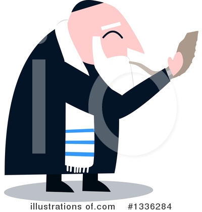 Rabbi Clipart #1336284 by Liron Peer