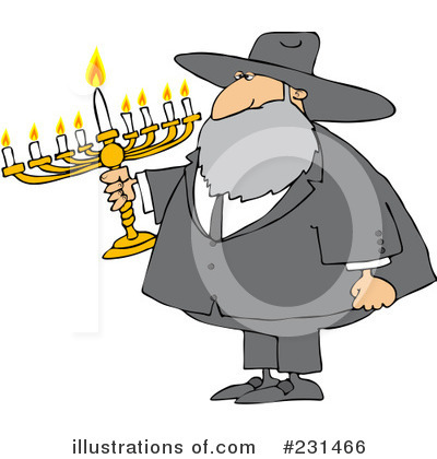 Royalty-Free (RF) Rabbi Clipart Illustration by djart - Stock Sample #231466