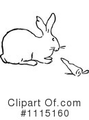 Rabbit Clipart #1115160 by Prawny Vintage